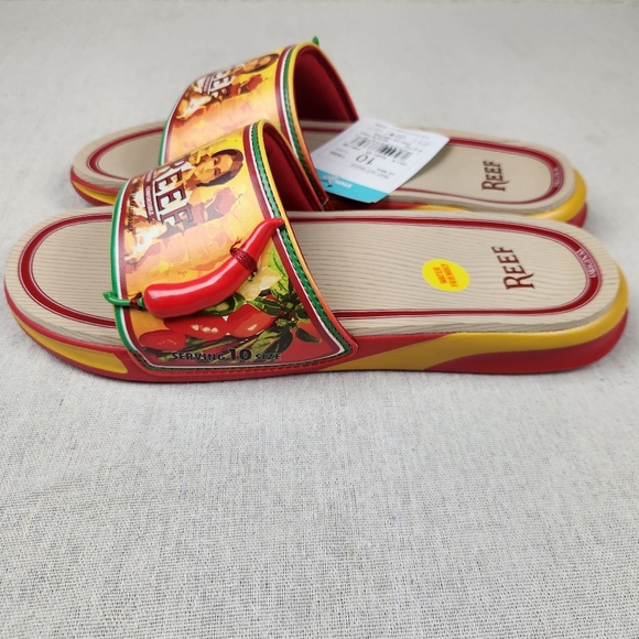 Reef Mens Hot Sauce Caliente Men's Sz 10 - Picture 2 of 7